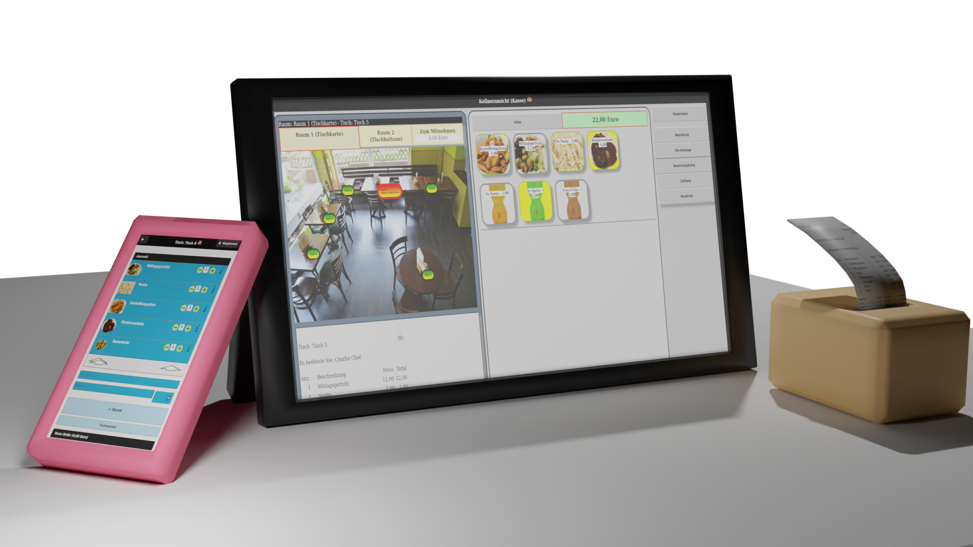 OrderSprinter auf Desktop und Mobilgerät